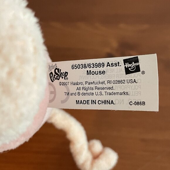 Littlest Pet Shop VIP Pink Mouse Plush - Picture 5 of 5